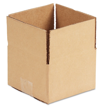 General Supply Fixed-Depth Shipping Boxes, RSC, 6" x 6" x 4", Brown Kraft, PK25 UFS664